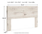 Panel Headboard With Mirrored Dresser