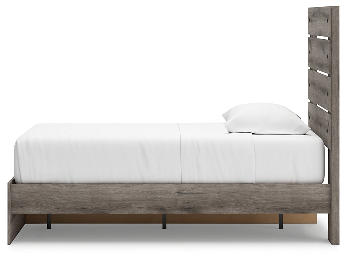 Graystorm  Panel Storage Bed With Mirrored Dresser And Chest