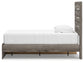 Graystorm  Panel Storage Bed With Mirrored Dresser And Chest