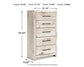 Panel Bed With Mirrored Dresser And Chest