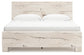 Panel Bed With Mirrored Dresser And Chest