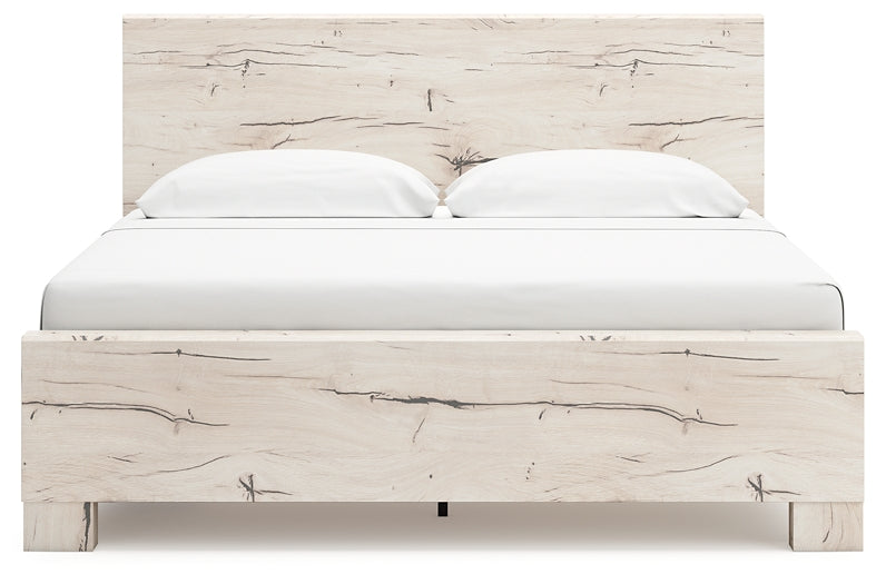 Panel Bed With Mirrored Dresser, Chest And Nightstand