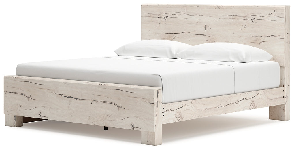 Panel Bed With Mirrored Dresser And Chest