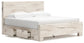 Panel Bed With Mirrored Dresser, Chest And Nightstand