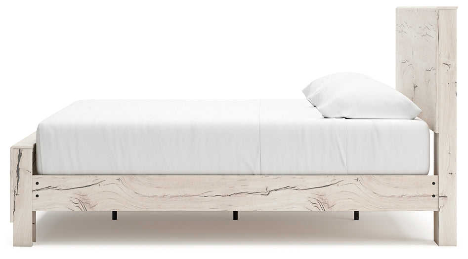 Panel Bed With Mirrored Dresser And Chest