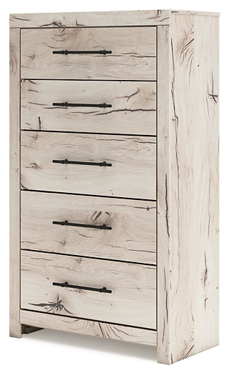 Panel Storage Bed With Mirrored Dresser, Chest And Nightstand