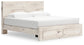 Panel Storage Bed With Mirrored Dresser, Chest And Nightstand