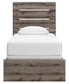 Graystorm  Panel Bed With Mirrored Dresser And Nightstand