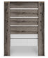 Graystorm  Panel Bed With Mirrored Dresser And Nightstand