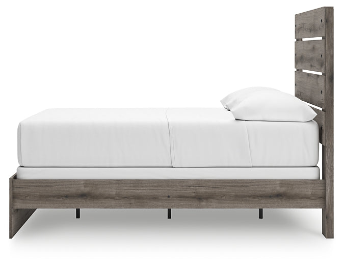 Graystorm  Panel Bed With Mirrored Dresser And Chest