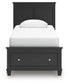 Lanolee  Panel Storage Bed