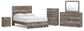 Ralinksi  Panel Bed With Mirrored Dresser, Chest And Nightstand