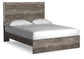 Ralinksi  Panel Bed With Mirrored Dresser And Chest