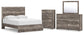 Ralinksi  Panel Bed With Mirrored Dresser And Chest