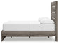 Graystorm  Panel Bed With Storage With Mirrored Dresser