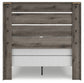 Graystorm  Panel Bed With Mirrored Dresser And Nightstand