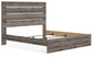 Graystorm  Panel Bed With Mirrored Dresser And Nightstand