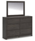 Panel Storage Bed With Mirrored Dresser, Chest And Nightstand