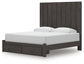 Panel Storage Bed With Mirrored Dresser, Chest And Nightstand