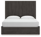 Panel Storage Bed With Mirrored Dresser