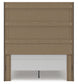 Panel Storage Bed With Mirrored Dresser And Chest