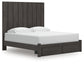 Panel Storage Bed With Mirrored Dresser And Chest
