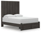 Panel Storage Bed With Mirrored Dresser And Nightstand