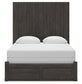 Panel Storage Bed With Mirrored Dresser And Nightstand