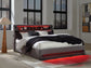 Verishaw California  Upholstered Bed