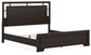 Covetown California  Panel Bed With Mirrored Dresser And Chest