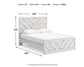 Cayboni  Panel Bed With Mirrored Dresser And Chest
