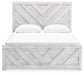 Cayboni  Panel Bed With Mirrored Dresser, Chest And Nightstand