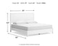 Binterglen  Panel Bed With Mirrored Dresser And Chest