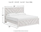 Cayboni  Panel Bed With Mirrored Dresser And Chest