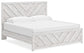Cayboni  Panel Bed With Mirrored Dresser, Chest And Nightstand