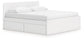 Onita  Panel Platform Bed With 2 Side Storage
