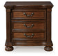Lavinton  Poster Bed With Mirrored Dresser, Chest And Nightstand