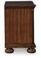 Lavinton  Poster Bed With Mirrored Dresser, Chest And Nightstand