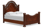 Lavinton  Poster Bed With Mirrored Dresser, Chest And Nightstand