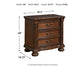 Lavinton  Poster Bed With Mirrored Dresser, Chest And Nightstand