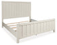 Shaybrock  Panel Bed With Mirrored Dresser And Chest