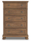 Feddinger  Storage Sleigh Bed With Mirrored Dresser, Chest And Nightstand