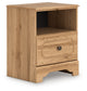 Aleaport  Panel Bed With Mirrored Dresser And Nightstand