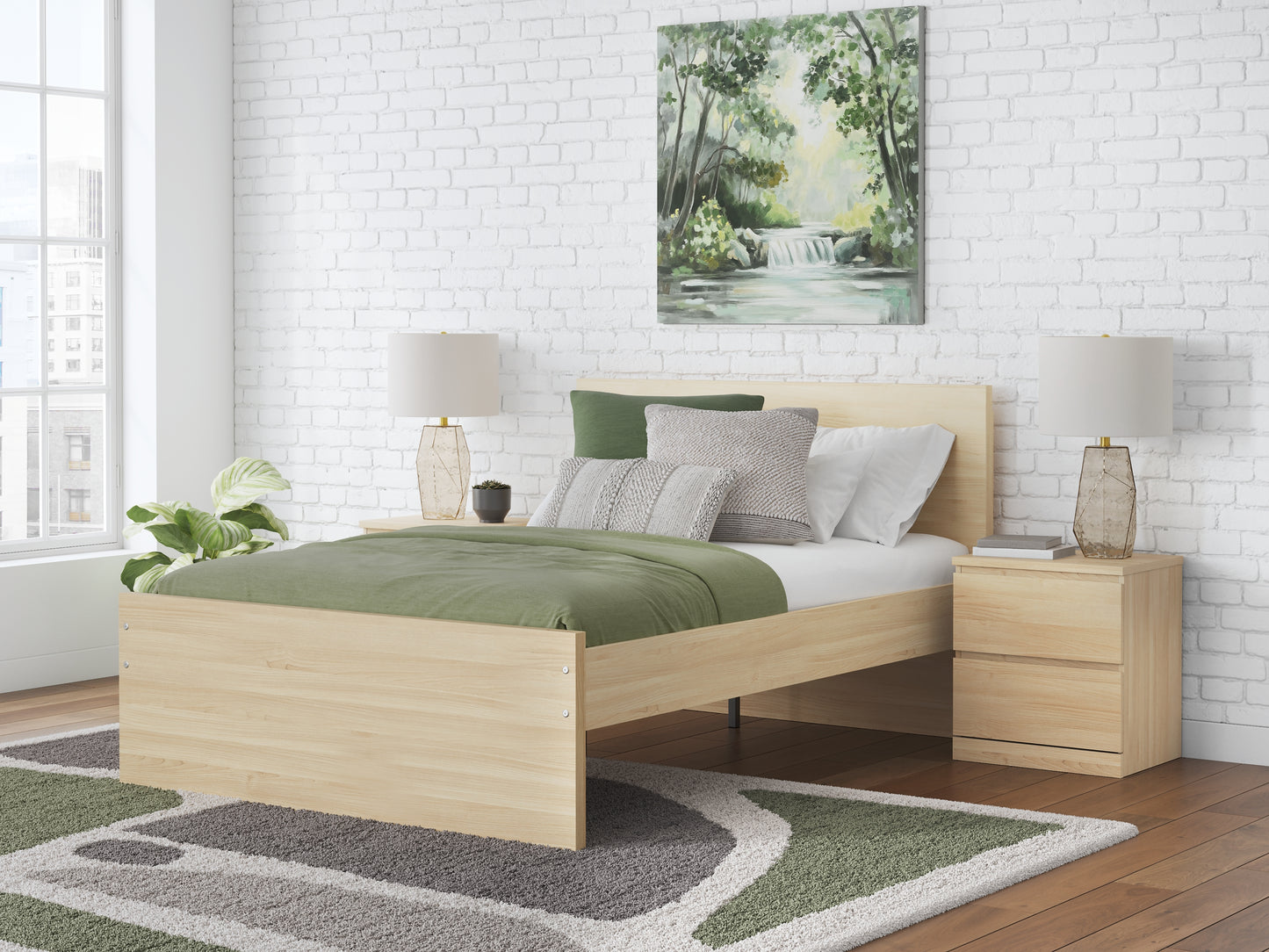Onita  Panel Platform Bed