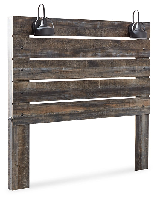 Drystan  Panel Headboard With Mirrored Dresser, Chest And Nightstand