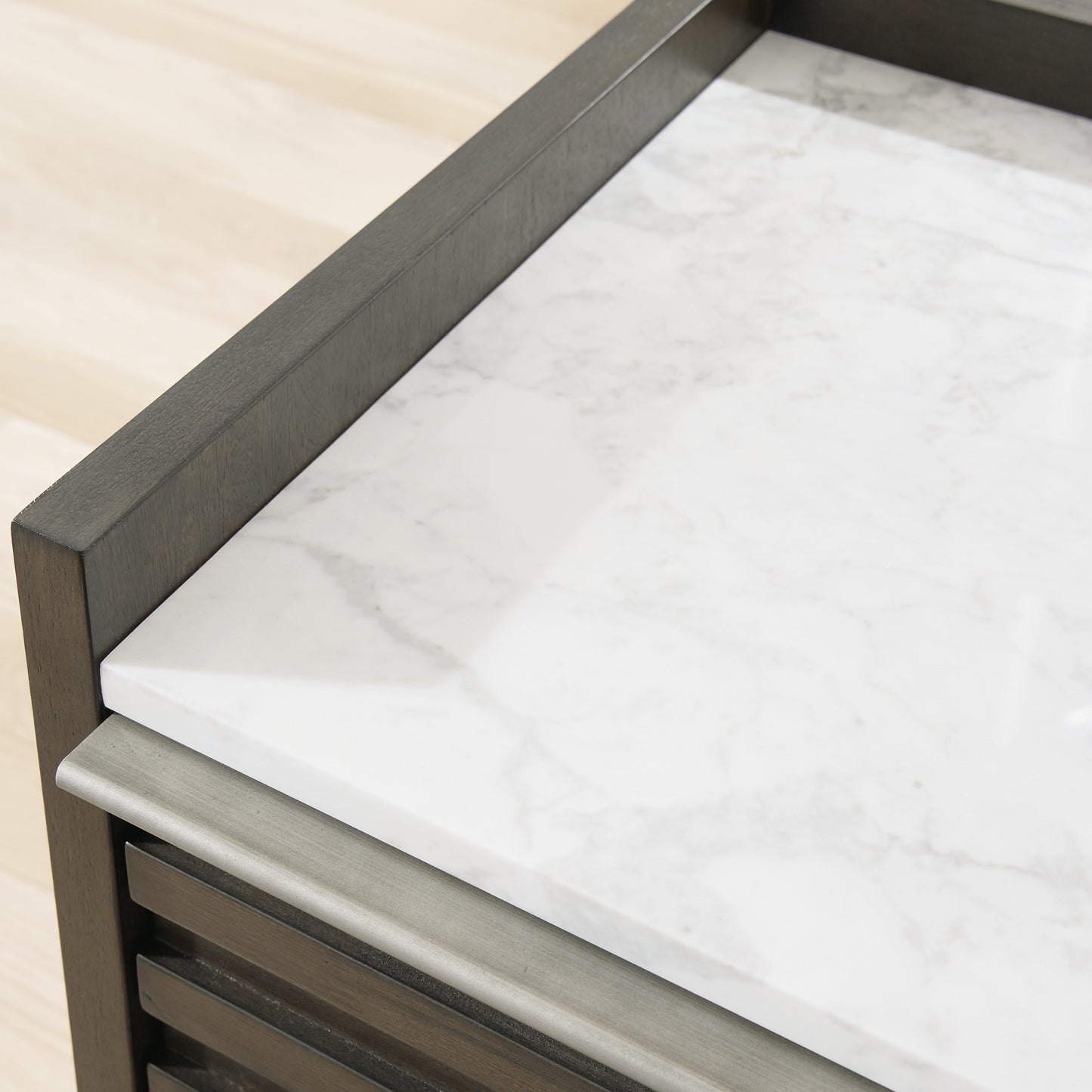 Arkenton  Panel Bed With Mirrored Dresser, Chest And Nightstand