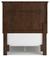 Danabrin  Panel Bed With Mirrored Dresser And Nightstand