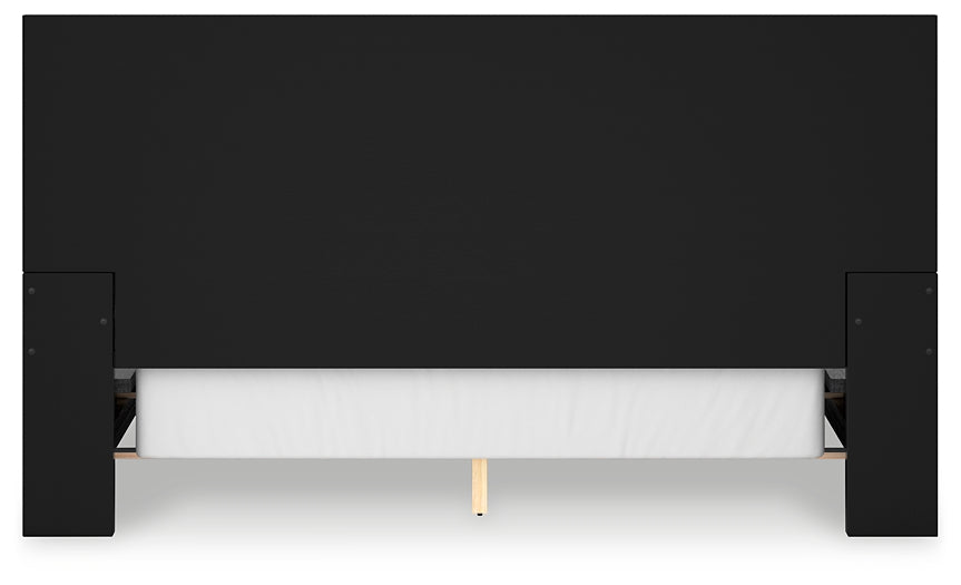 Londer California  Panel Bed With Mirrored Dresser And Chest