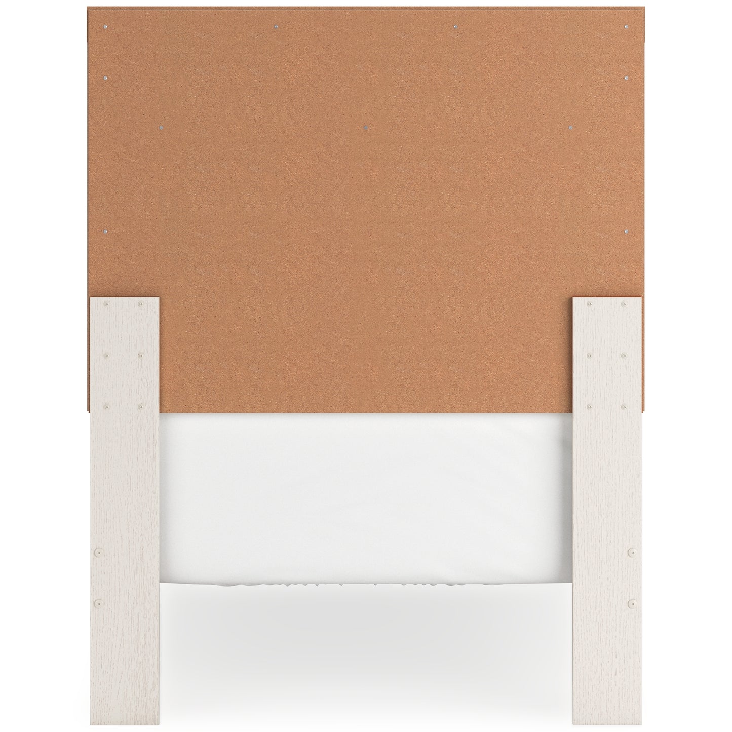 Stelsie  Panel Bed With Mirrored Dresser