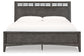 Montillan California  Panel Bed With Mirrored Dresser, Chest And Nightstand